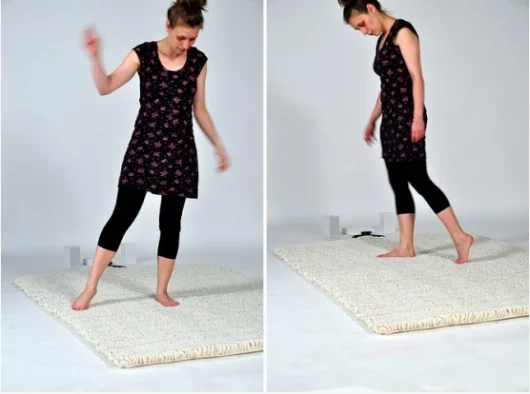 The carpet radio makes you a human antenna