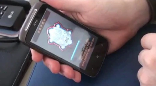 The SAPER mobile application uses the device's embedded magnetometer to turn a smartphone into an explosives detector