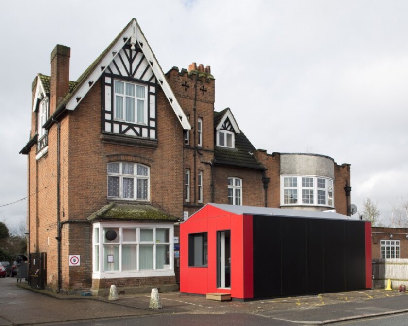 The Y:Cube is prefabricated and built from mostly renewable materials. It measures 26 sq m (280 sq ft), and costs £30,000 (US$49,900) to construct (Photo: YMCA LSW)