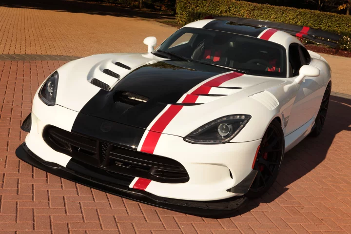 The Dodge Viper ACR Concept is a lightweight, stripped back Viper designed for the track