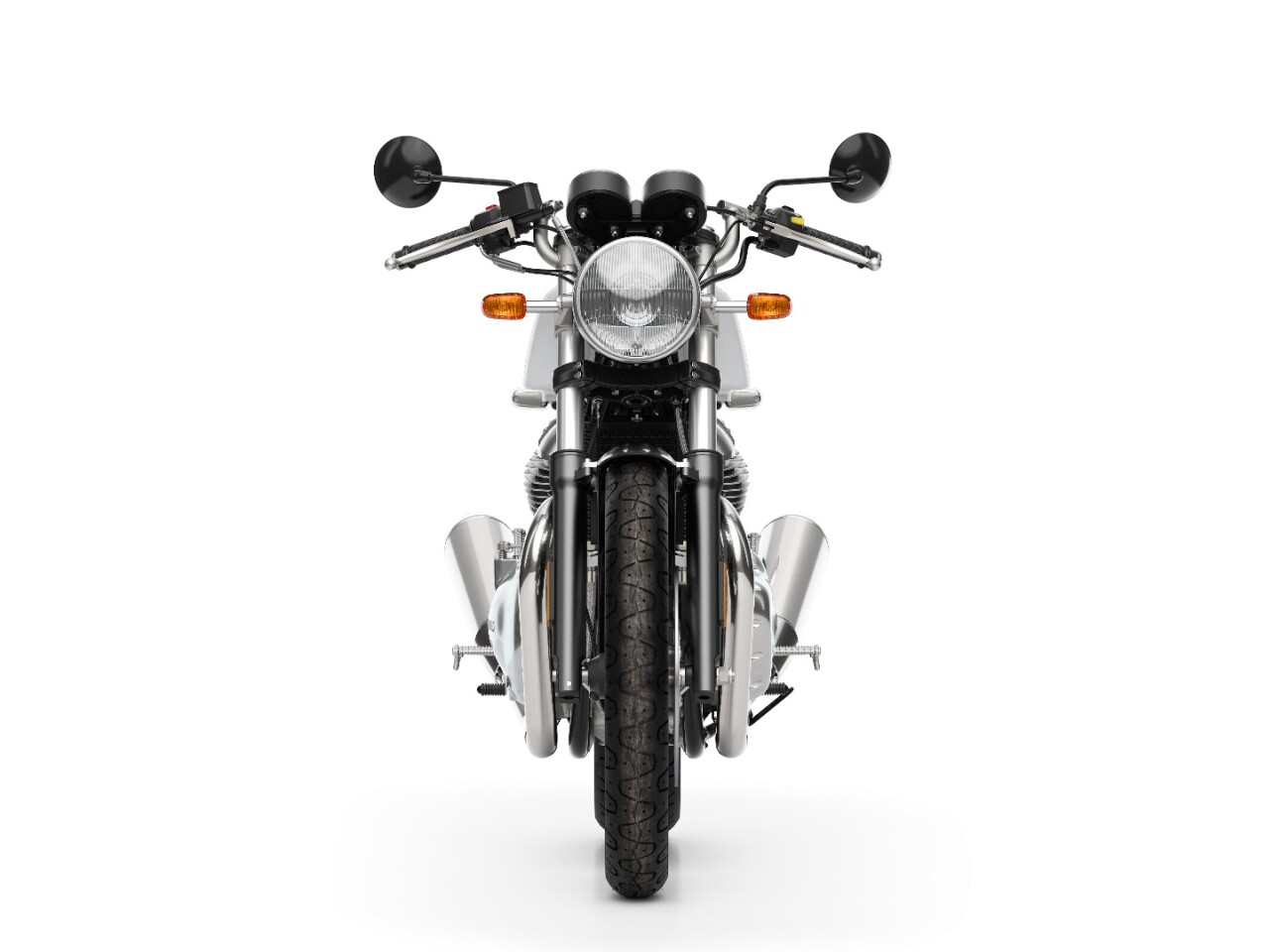 The new Continental shares much of its styling with the original 535 cc remaster from 2013