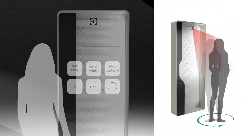 Zero waste proposes to have a built-in body scanner