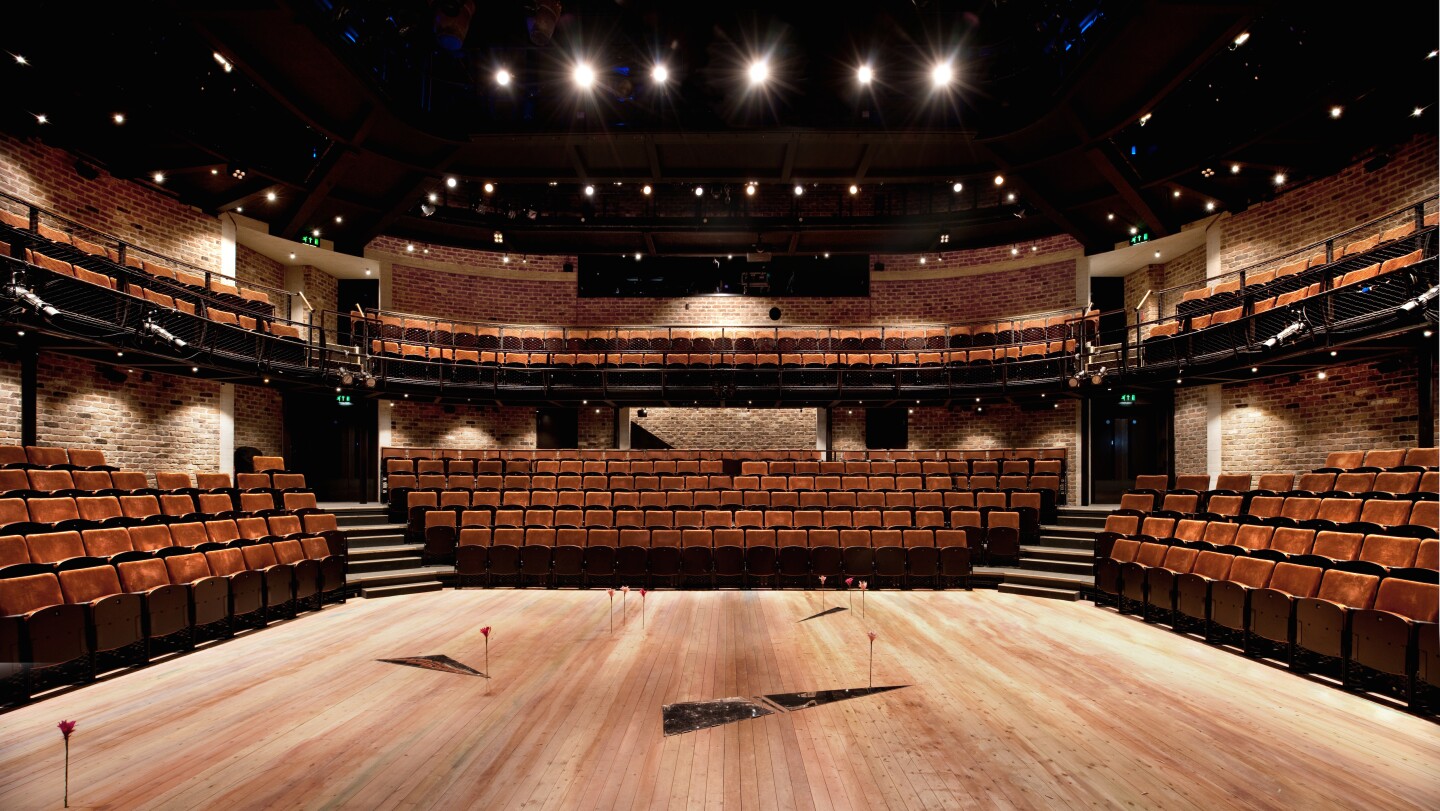 Inside the Everyman Theatre, stage view (Photo: Philip Vile)