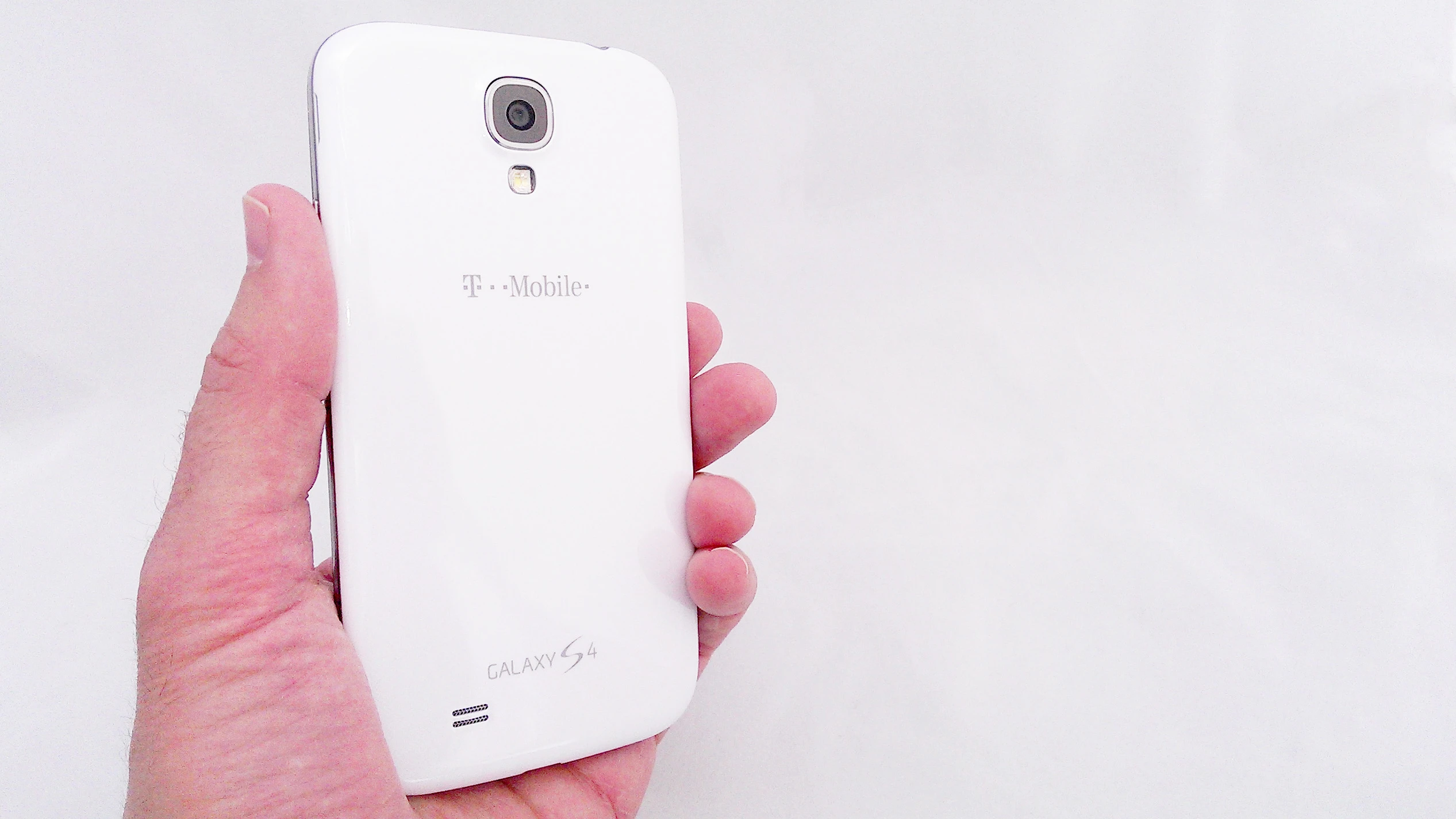 The Galaxy S4 feels even lighter than it is