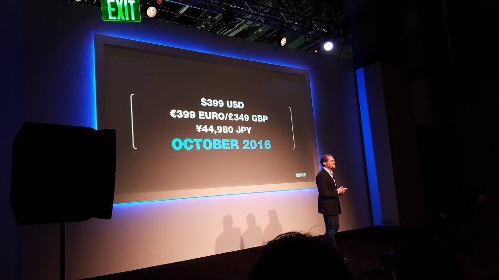 We're live at Sony's PlayStation VR event, where the company announced pricing and release info