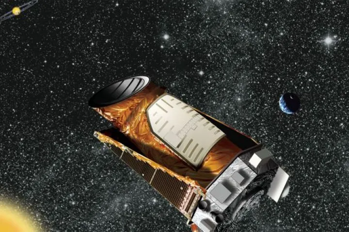 An artist's rendition of the Kepler spacecraft (Image: NASA/JPL-Caltech)