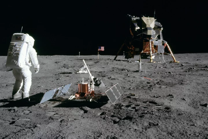 The NASA guidelines are intended to protect historic US landing sites, such as Apollo 11's (Image: NASA)
