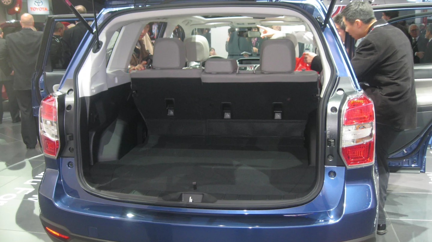 Maximum cargo capacity increases to more than 74 cu ft (2,100 liters)