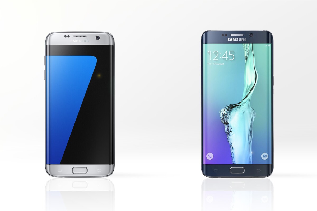 Gizmag compares the features and specs of the new Samsung Galaxy S7 edge (left) and last year's Galaxy S6 edge+