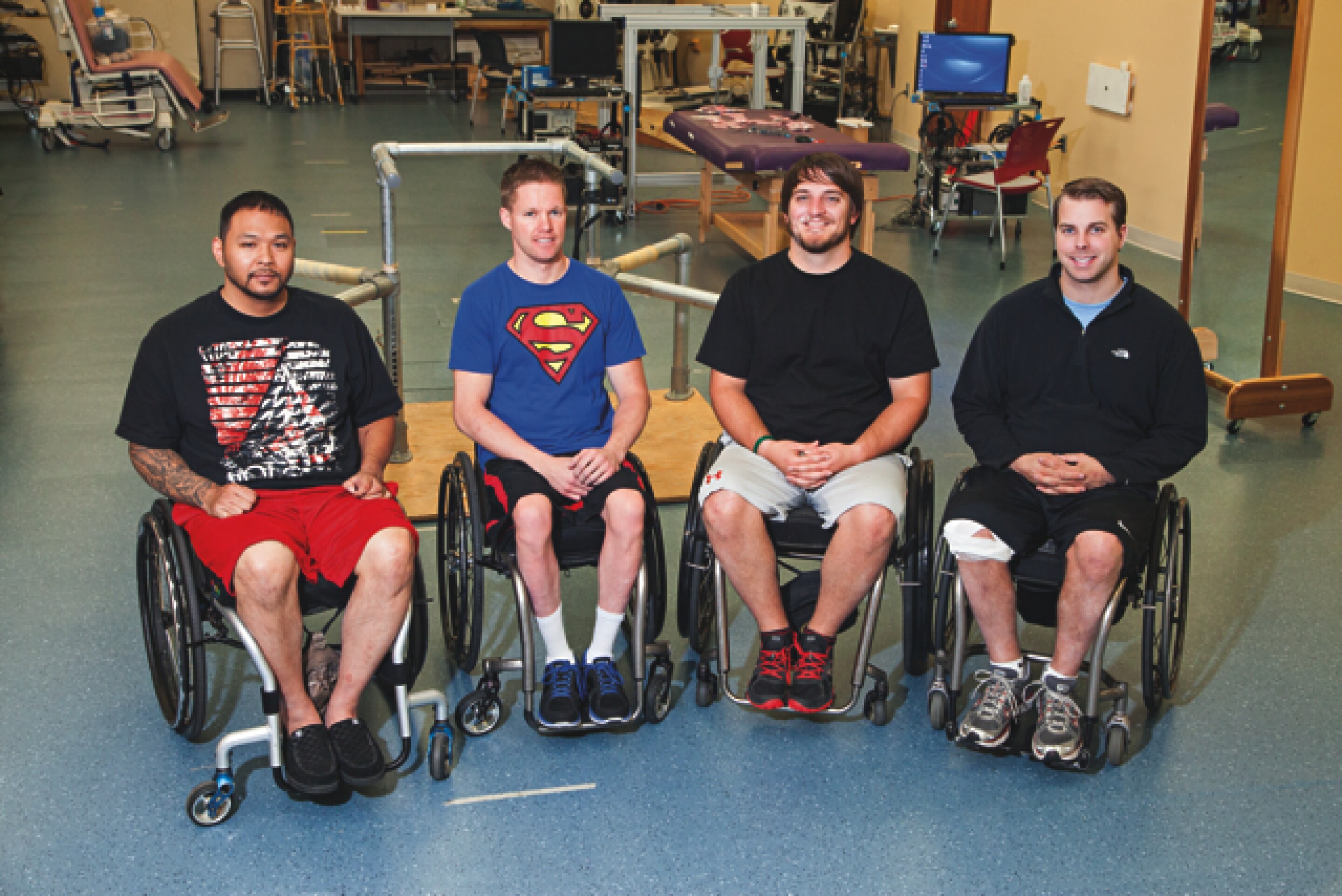 Spinal stimulation allows paraplegics to move legs