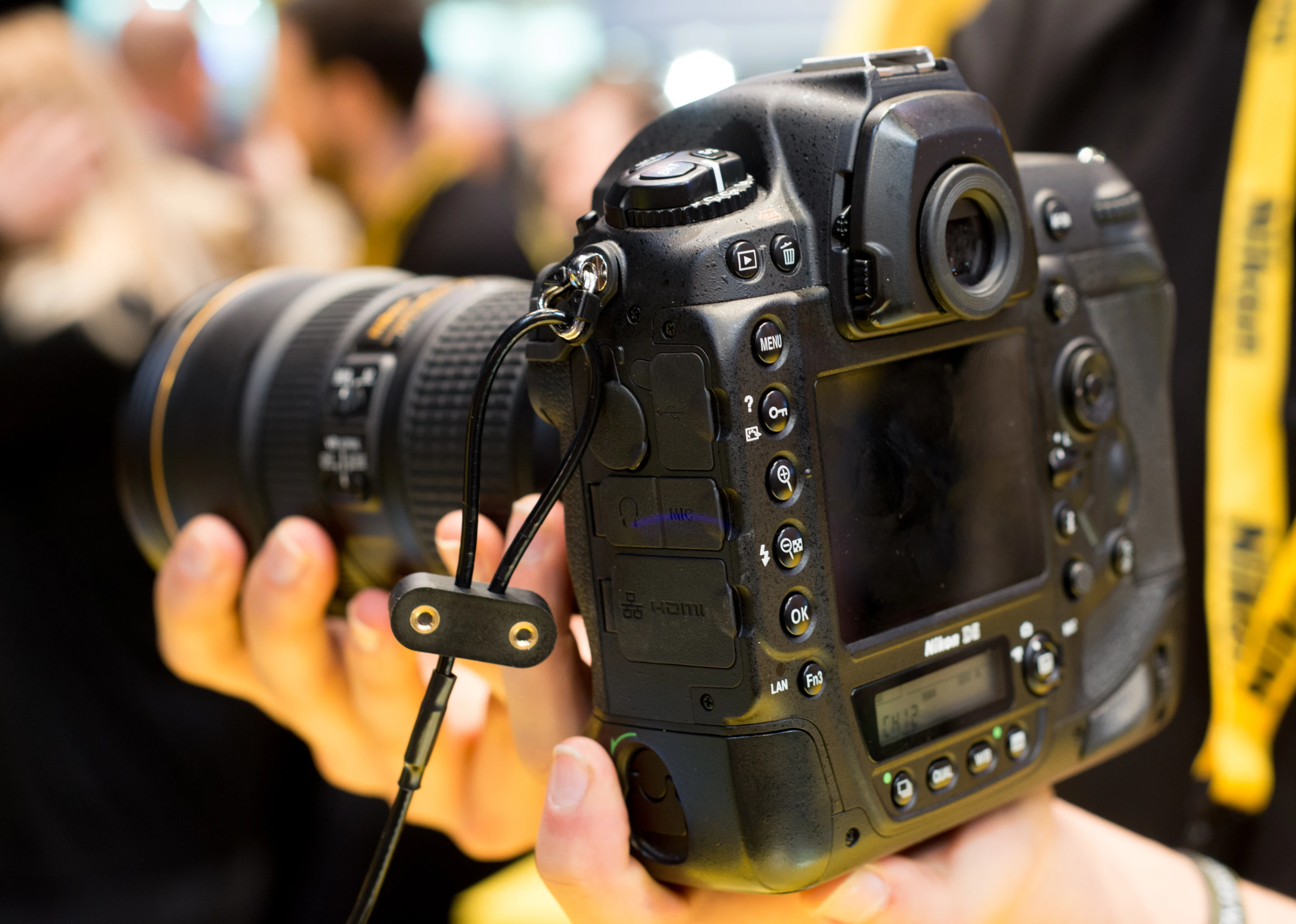 The Nikon D5 sounds like a machine gun when firing off shots at 12 fps
