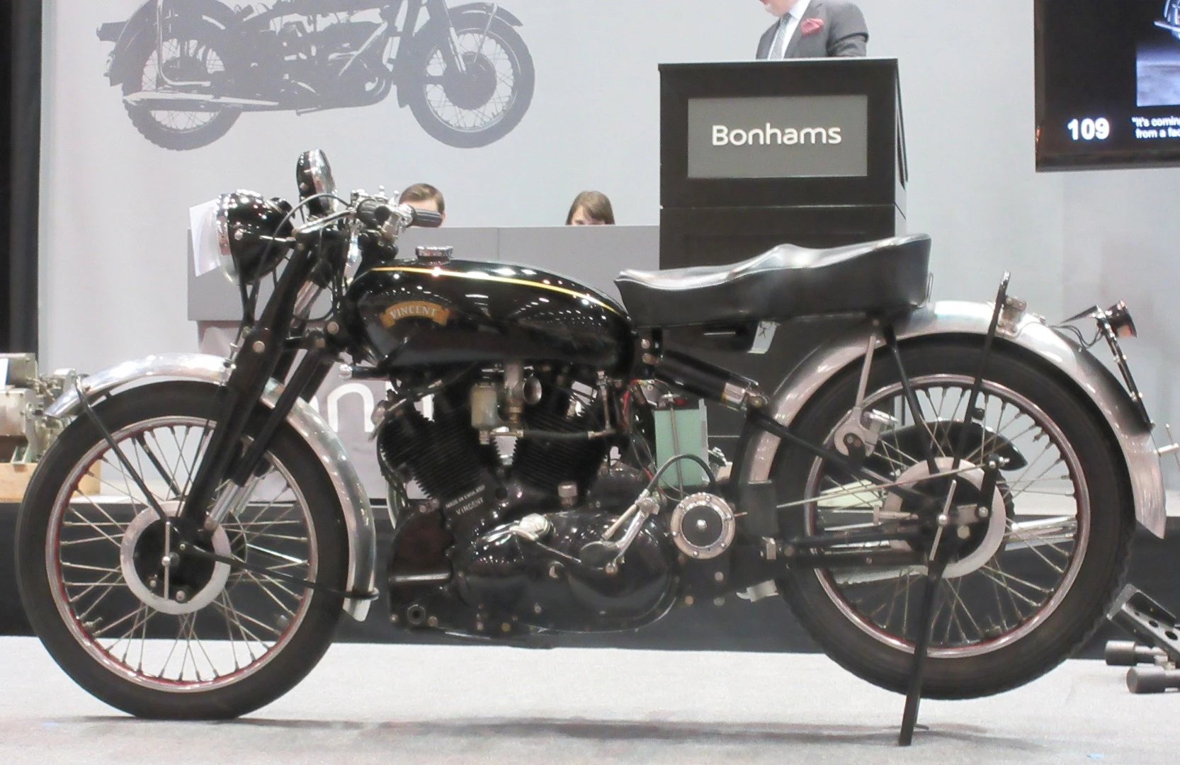 $125,000 – 1954 Vincent Series-C Black Shadow - Bonhams Lot 109