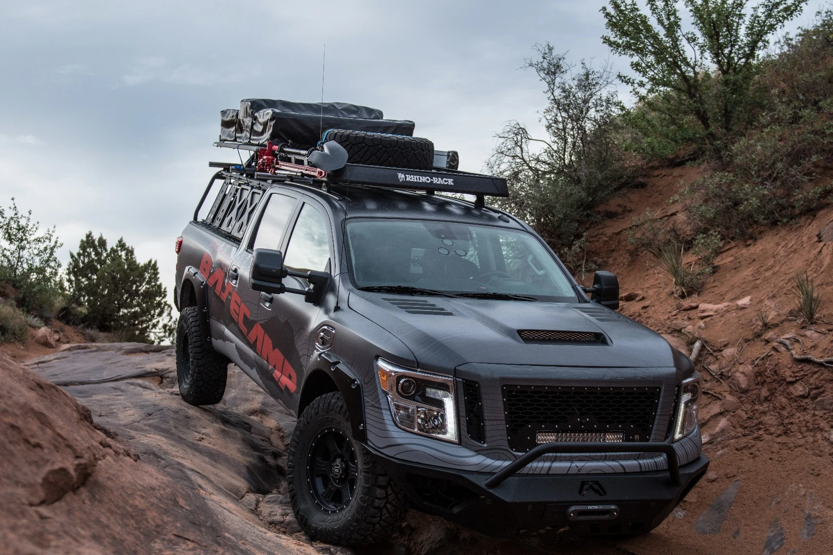 The Titan XD looks at home on rough tracks