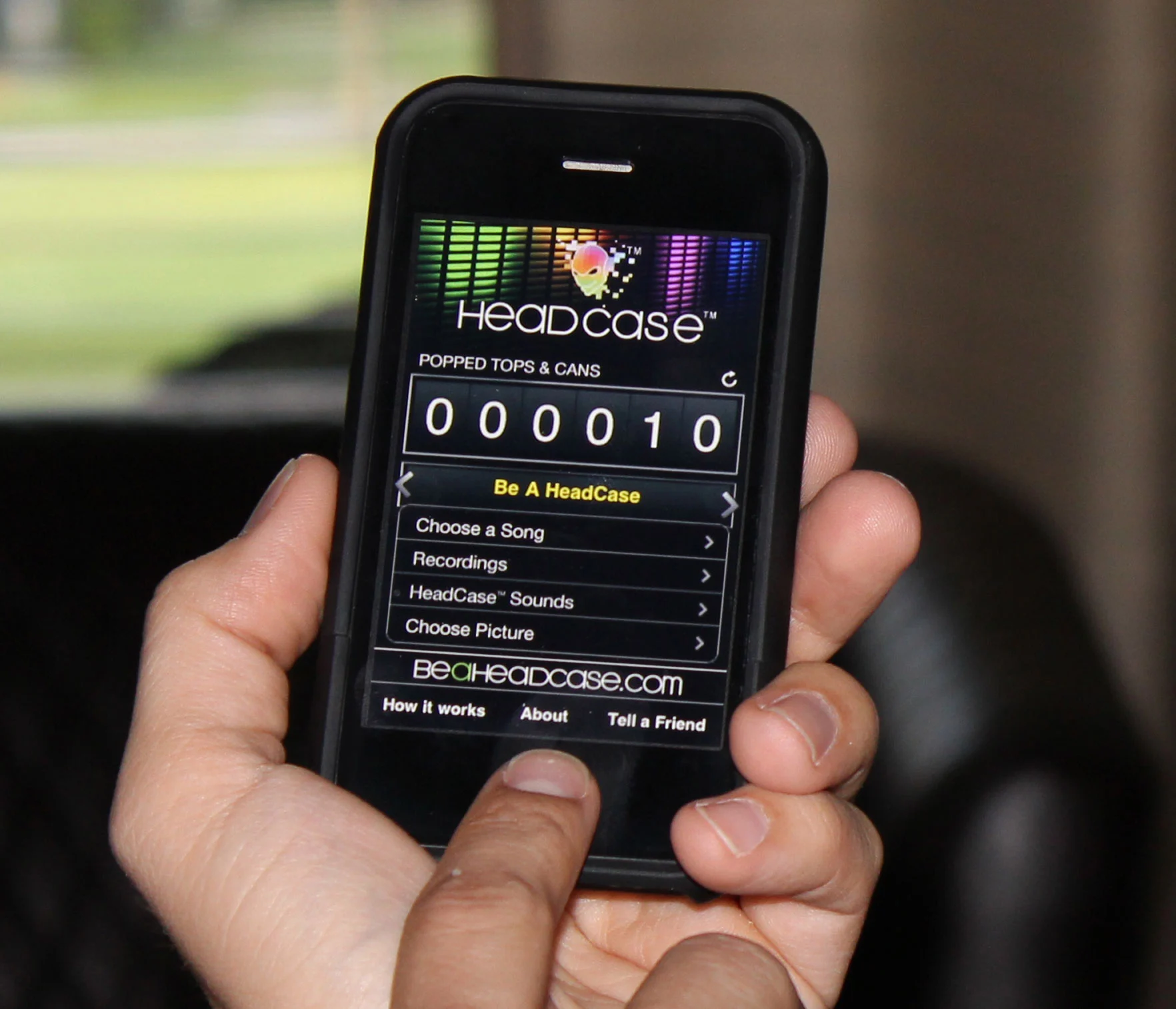 Be HeadCase is a bottle opener-equipped iPhone case, that comes with an app that keeps count of how many bottles you've opened