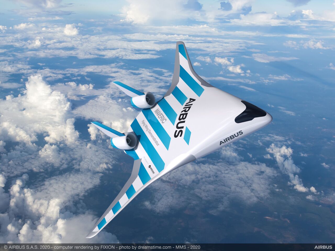 Airbus Shows Off Maveric Blended Wing Demonstrator Aircraft