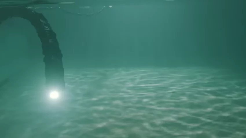 The agile robot is designed to navigate in and around underwater rigs