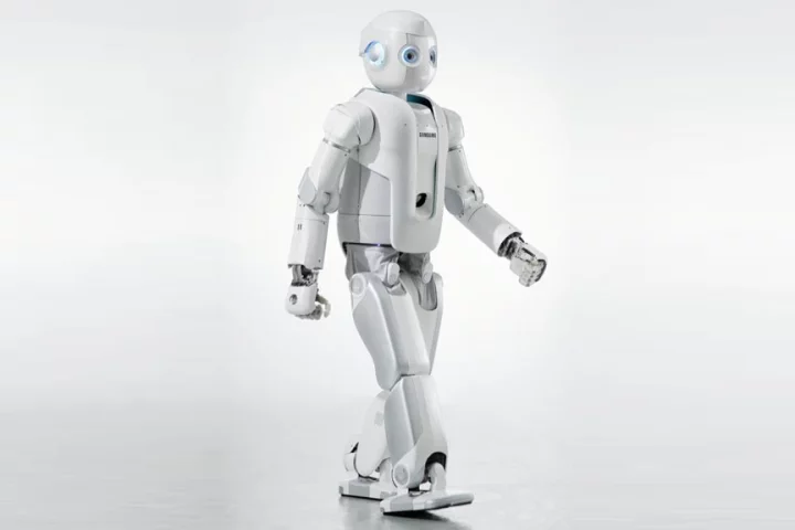 A photorealistic rendering of Samsung's new humanoid robot, Roboray