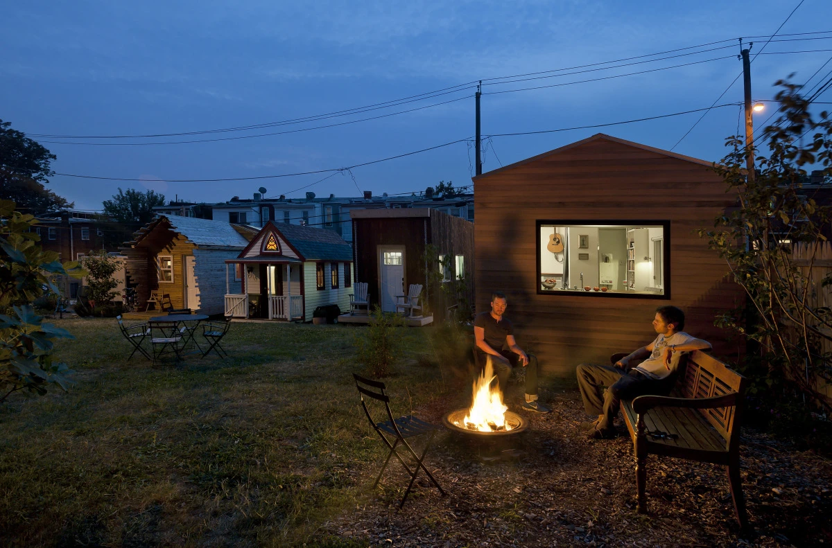 Minim House was constructed by Element Design + Build and installed at Washington DC's Boneyard Studios (Photo: Paul Burk Photography)