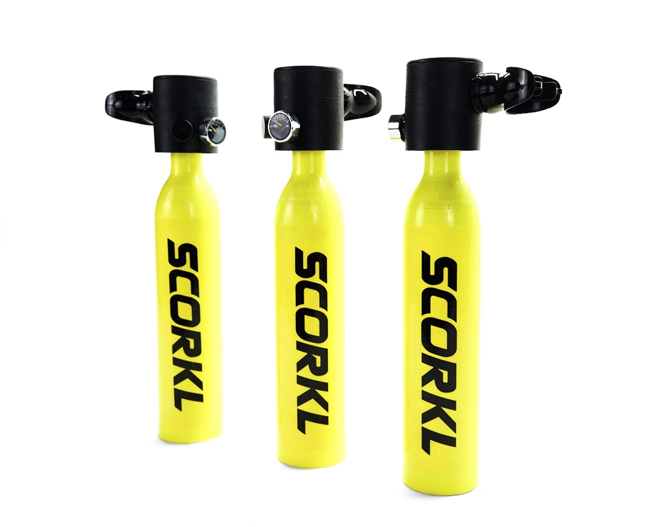 A trio of Scorkls. The company is planning to offer more colors down the track