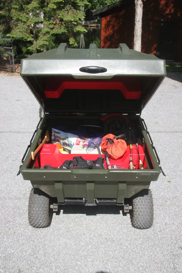 The Tetra-POD offers 27 cu ft of storage