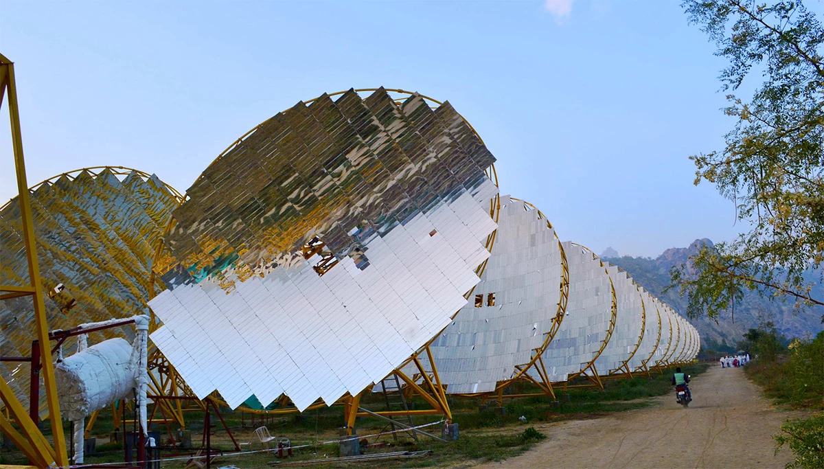 Solar thermal energy finds use in a variety of agricultural and industrial processes that need heat energy at high temperatures