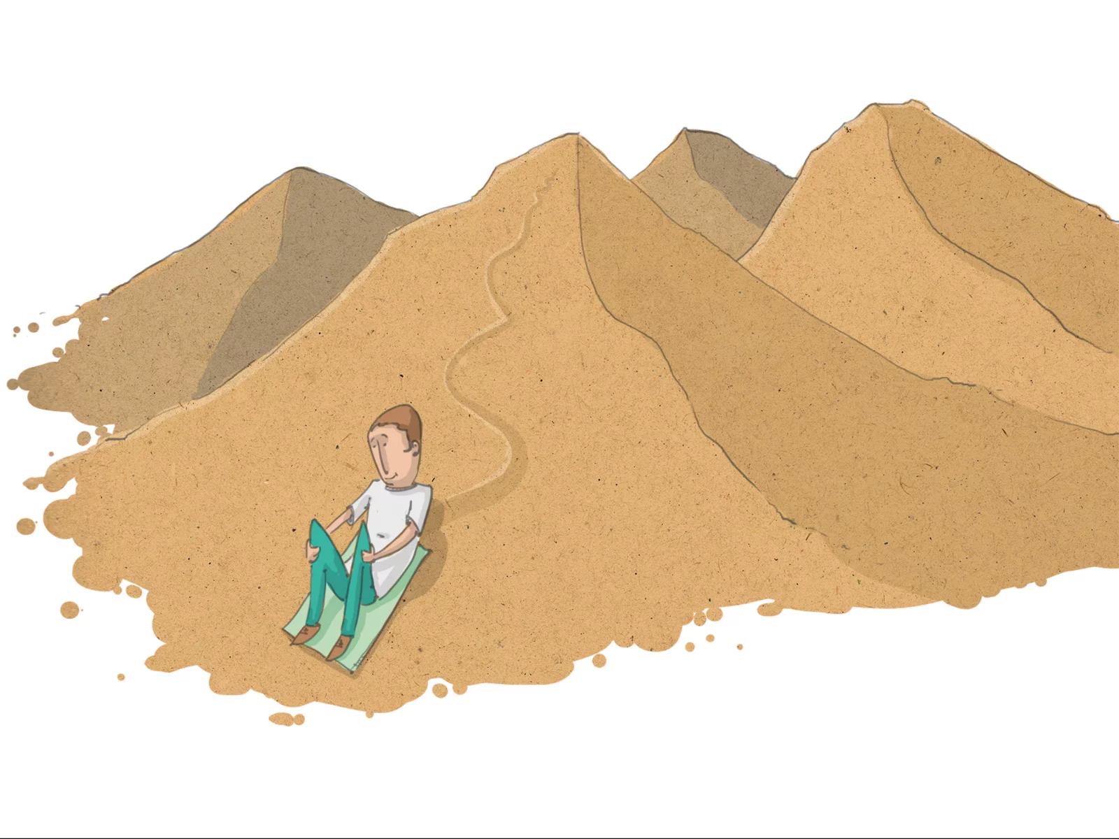 Desert dune sledding (Image: Frauhofer UMSICHT)