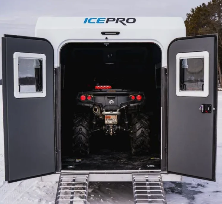 IcePro trailer in toy-hauling mode