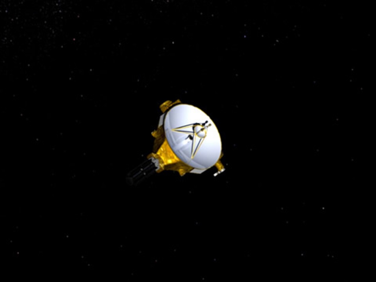 Artist's impression of the New Horizons spacecraft (Image: NASA)