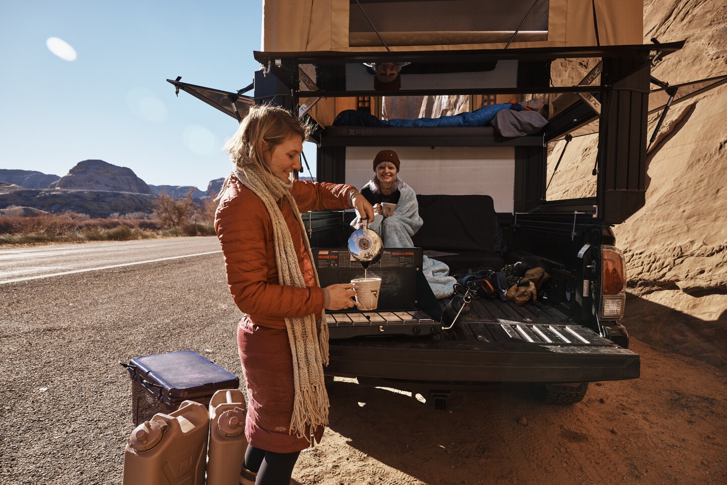 Tune doesn't offer any kitchen equipment, but the M1 is designed to leave plenty of room for loading gear