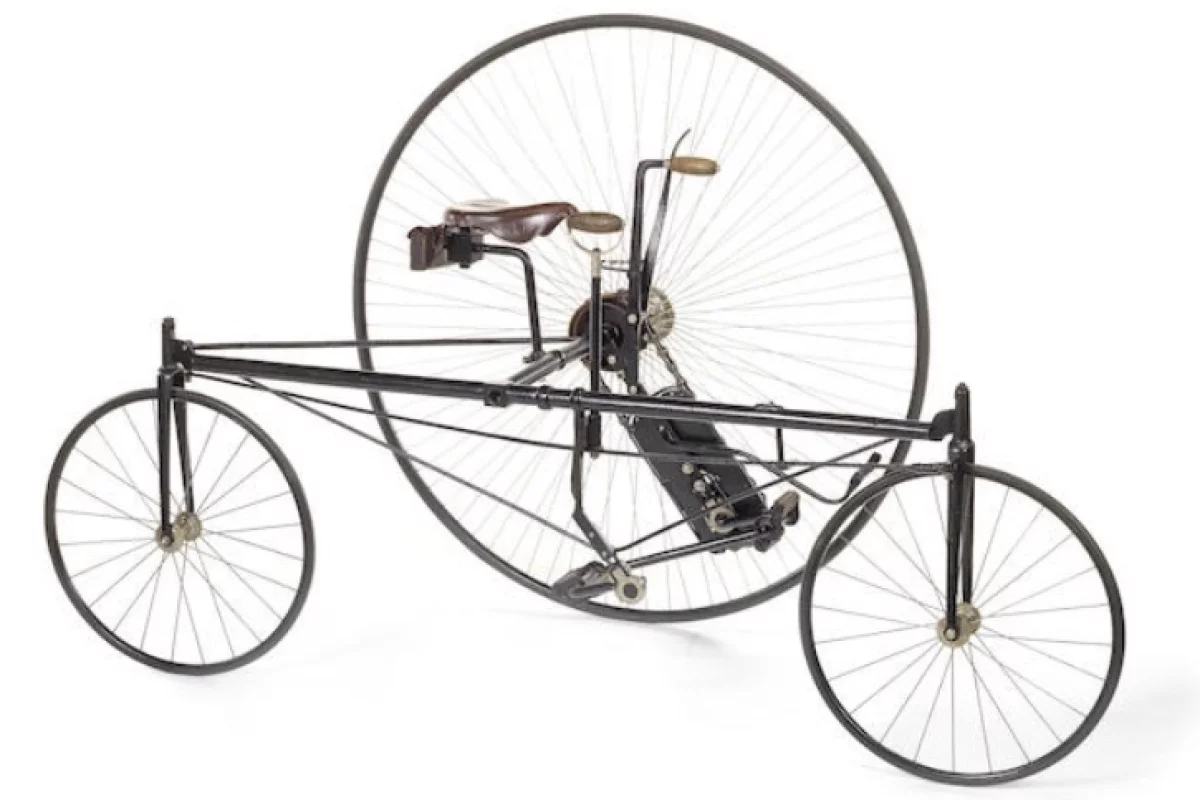 The bizarre Coventry Rotary tricycle, which is about to go auction