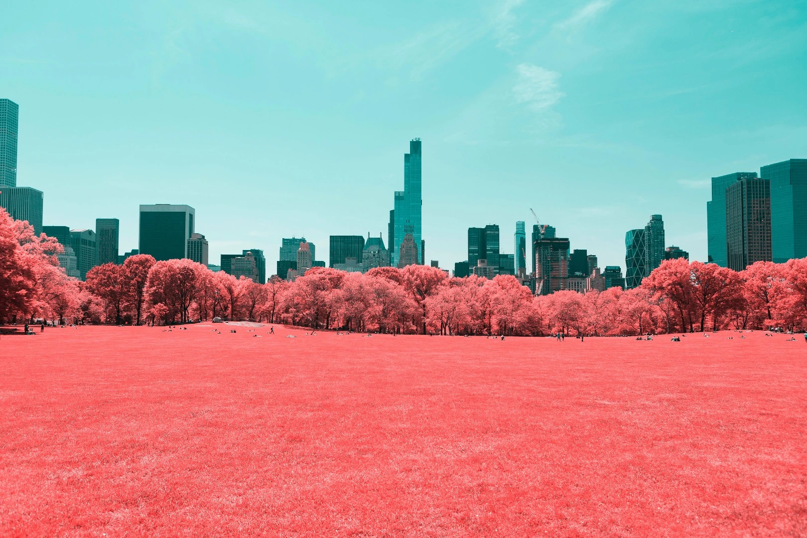 Paolo Pettigiani's series Infrared NYC is a glorious examination of New York's Central Park that uses infrared filters to transform the greenery into a pink and red wonderland