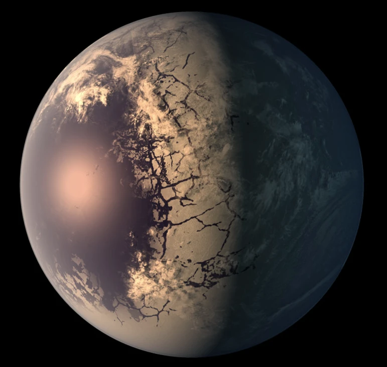 Artist's impression of TRAPPIST-1f
