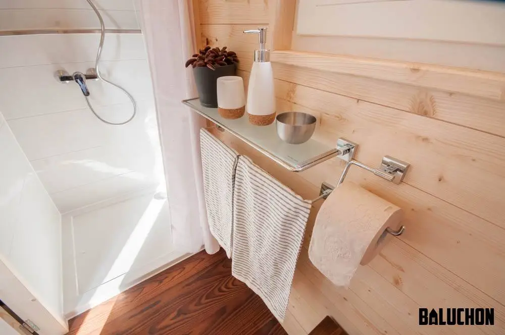 The Valhalla's bathroom includes shower and toilet – but no sink