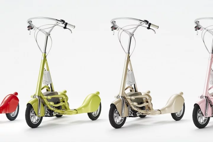 The Walking Bicycle, which combines walking and cycling into one activity, is available in a range of colors