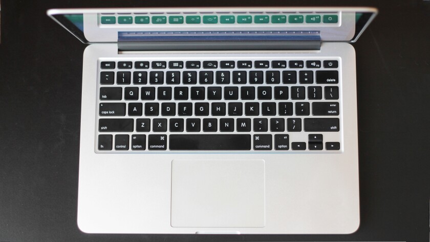 The Retina MacBook Pro has a more compact face, with less side bezel, than the equivalent MacBook Air