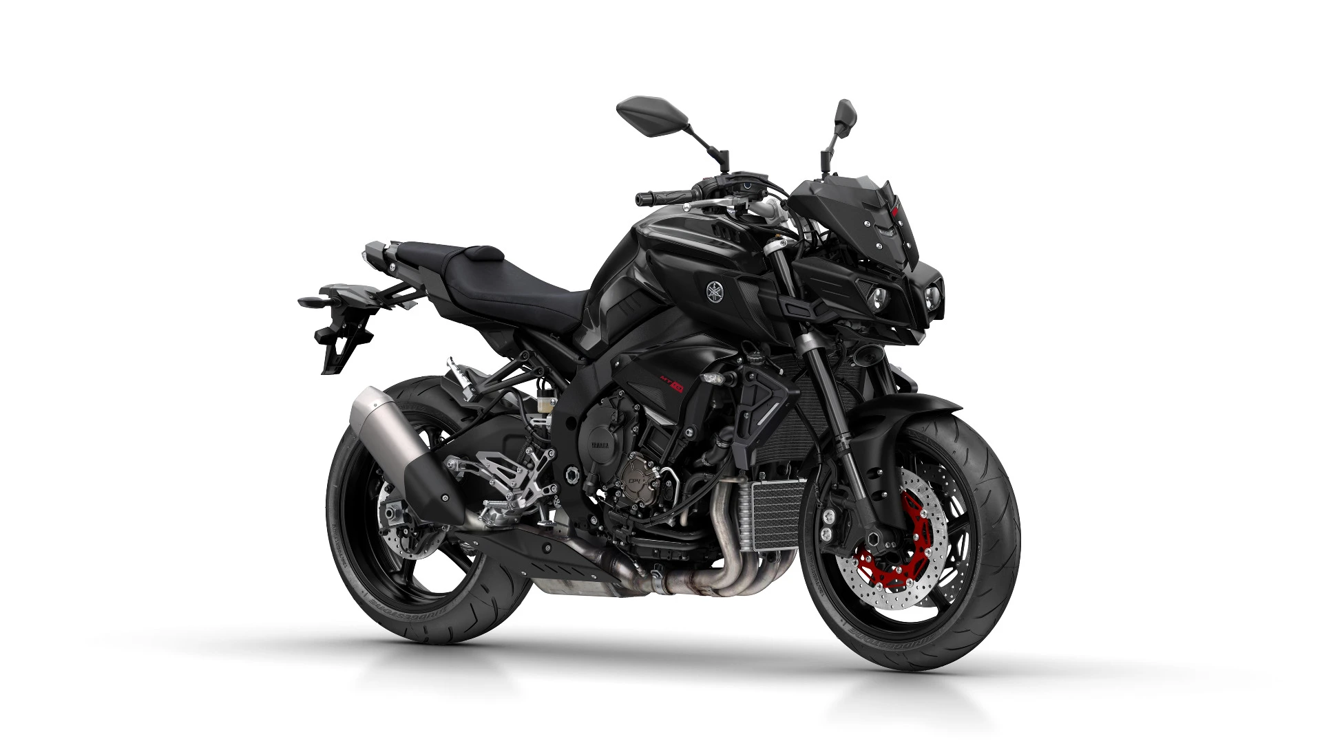 The Yamaha MT-10 in Tech Black color