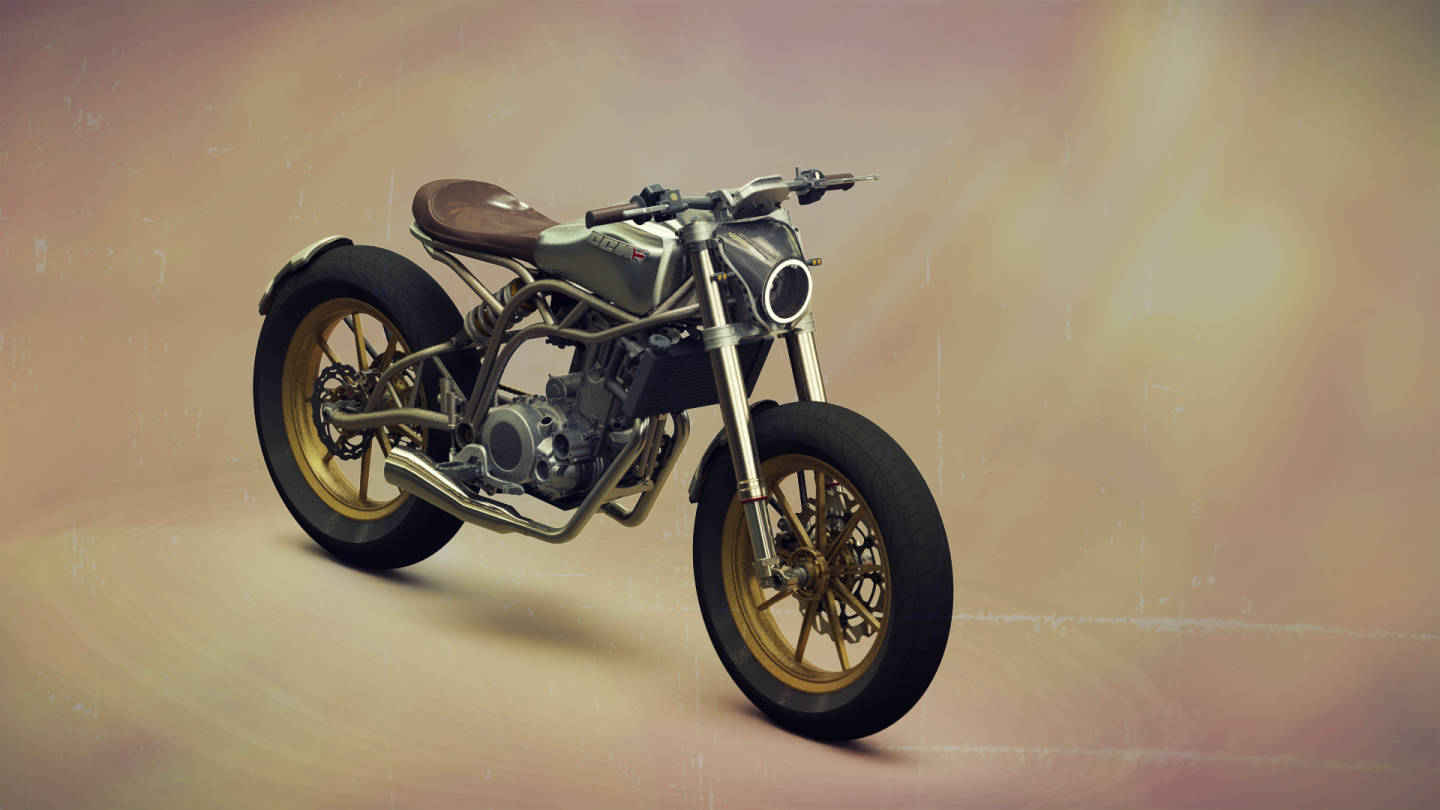 CCM Spitfire: fully adjustable Dia forks