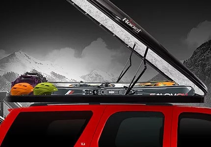 Remove the tent fabric and mattress and the Roost works as a gear box