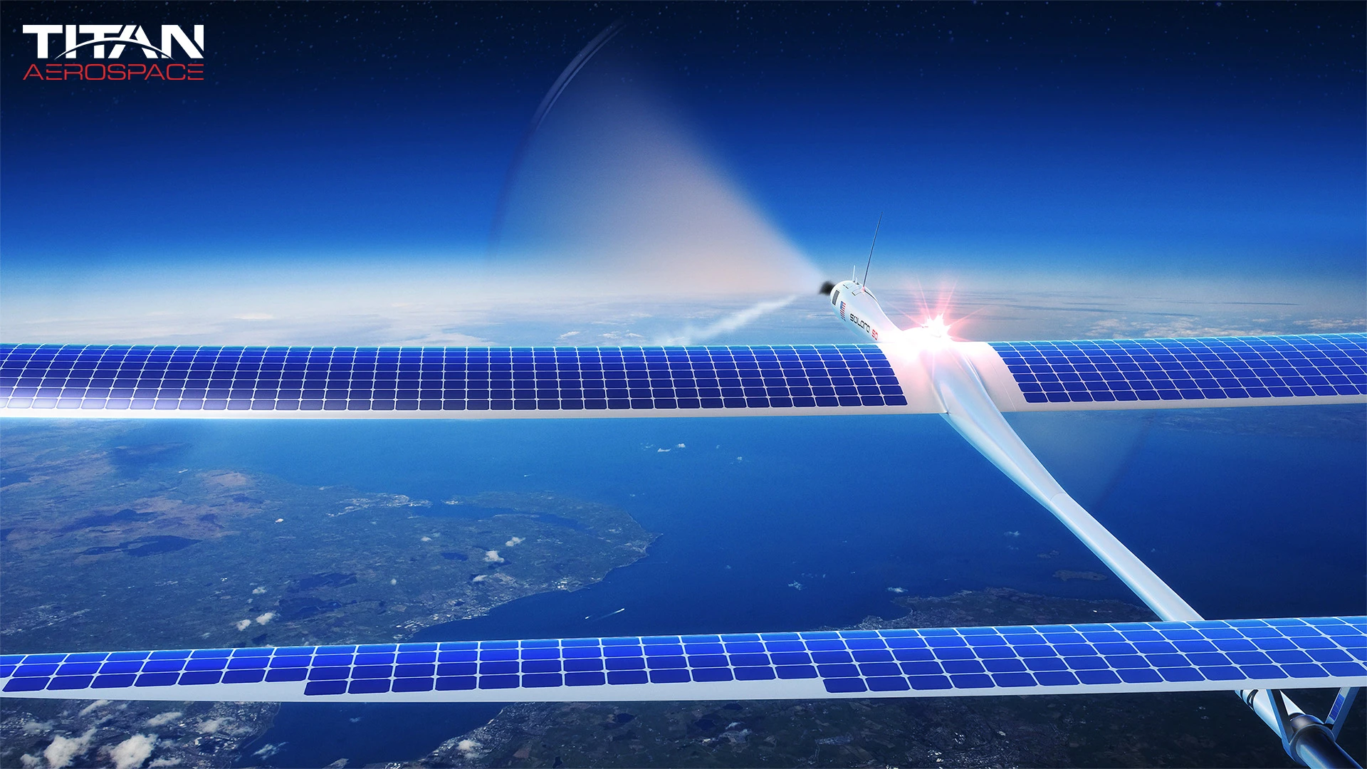 The Solara 50 will have a 50-meter (164-foot) wingspan, a length of 15.5 meters (54 ft), weigh just 159 kg (350 lb), and offer a payload capacity of over 32 kg (70 lb)