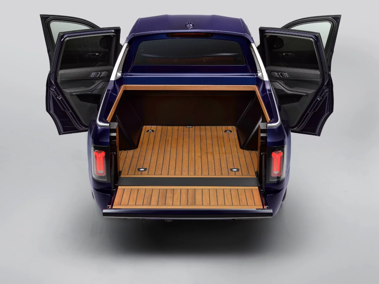 BMW used an X7 test truck that would have otherwise been destroyed