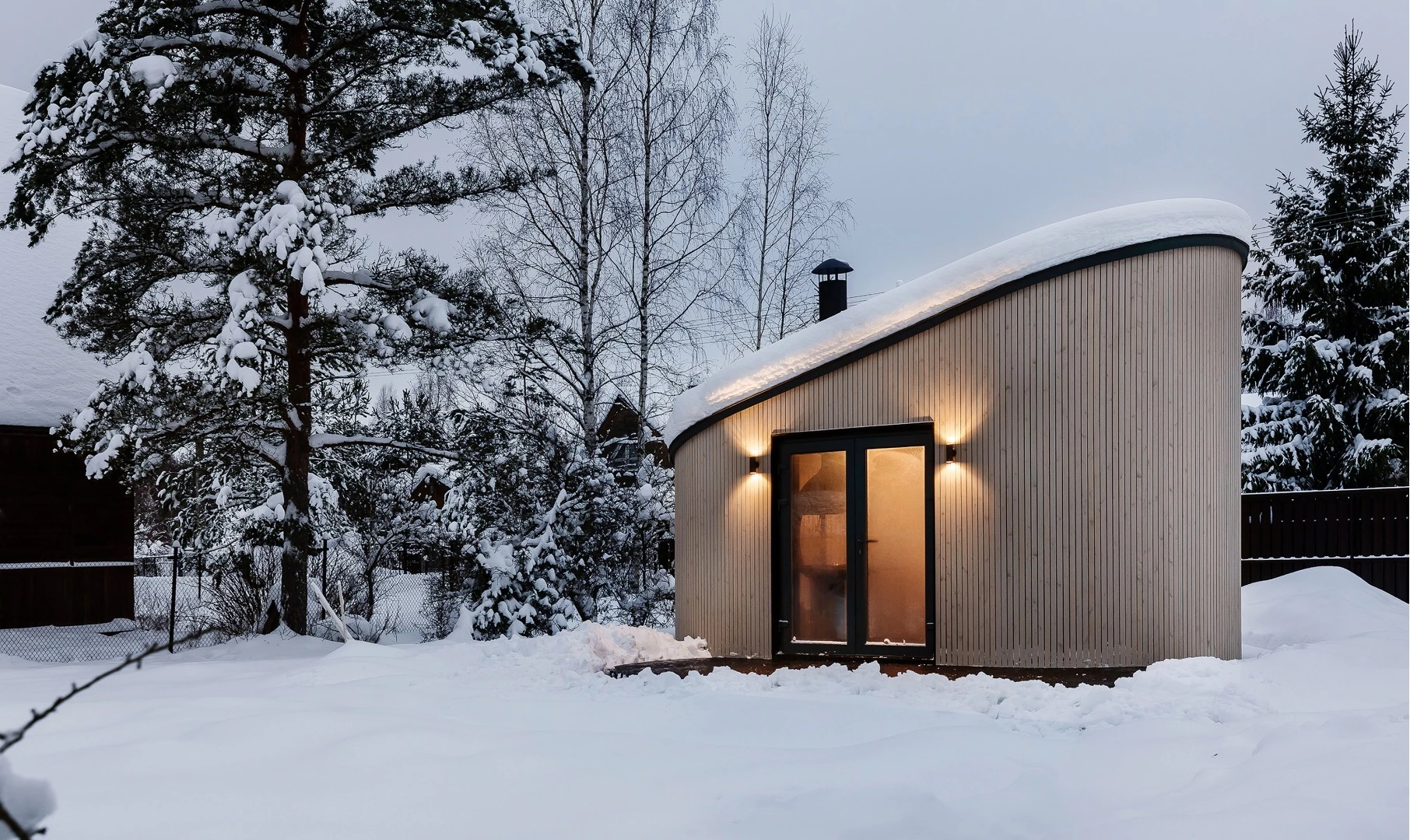 Russian design firm SA Lab has completed a sleek and small module designed for a myriad of uses