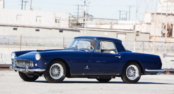 This 1960 Ferrari 250 GT Series II Cabriolet from the Tony Shooshani Collection has an estimated value of $2,000,000 - $2,300,000