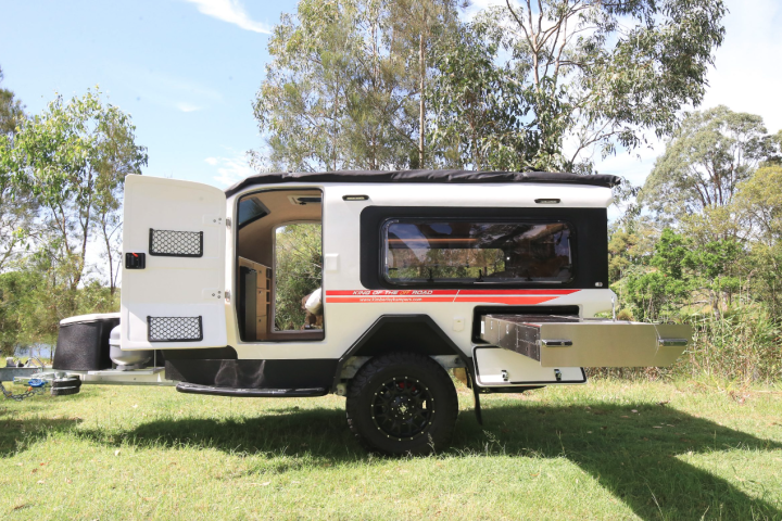 Kimberley launches a striking, panoramic spin on the go-anywhere teardrop trailer