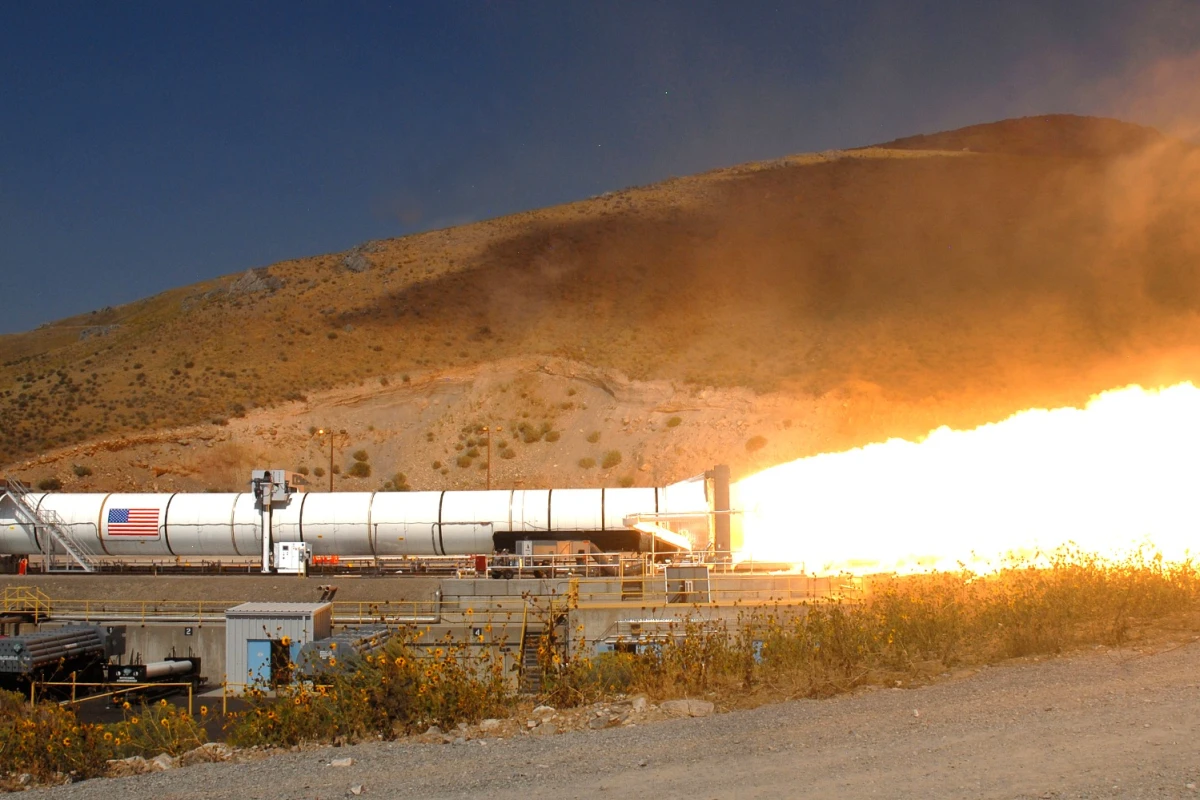 The RCI 3D-printed rocket fuel is an advance on the more conventional solid rocket fuel used in this NASA booster