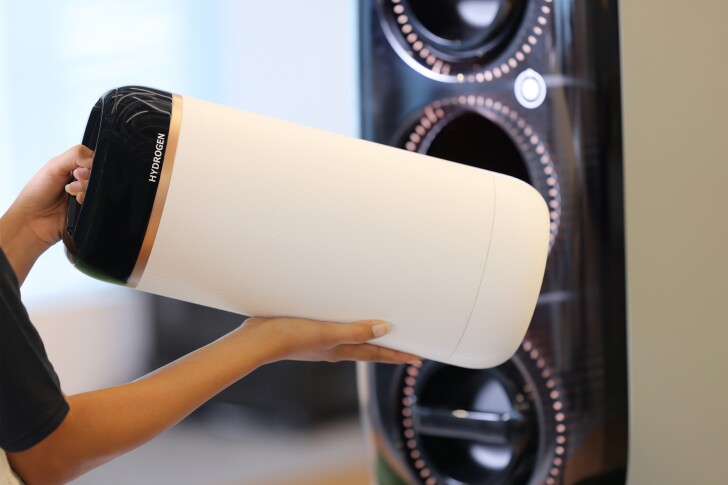 Toyota subsidiary Woven Planet has developed a swappable hydrogen cylinder system in prototype form, capable of delivering clean energy wherever it's needed