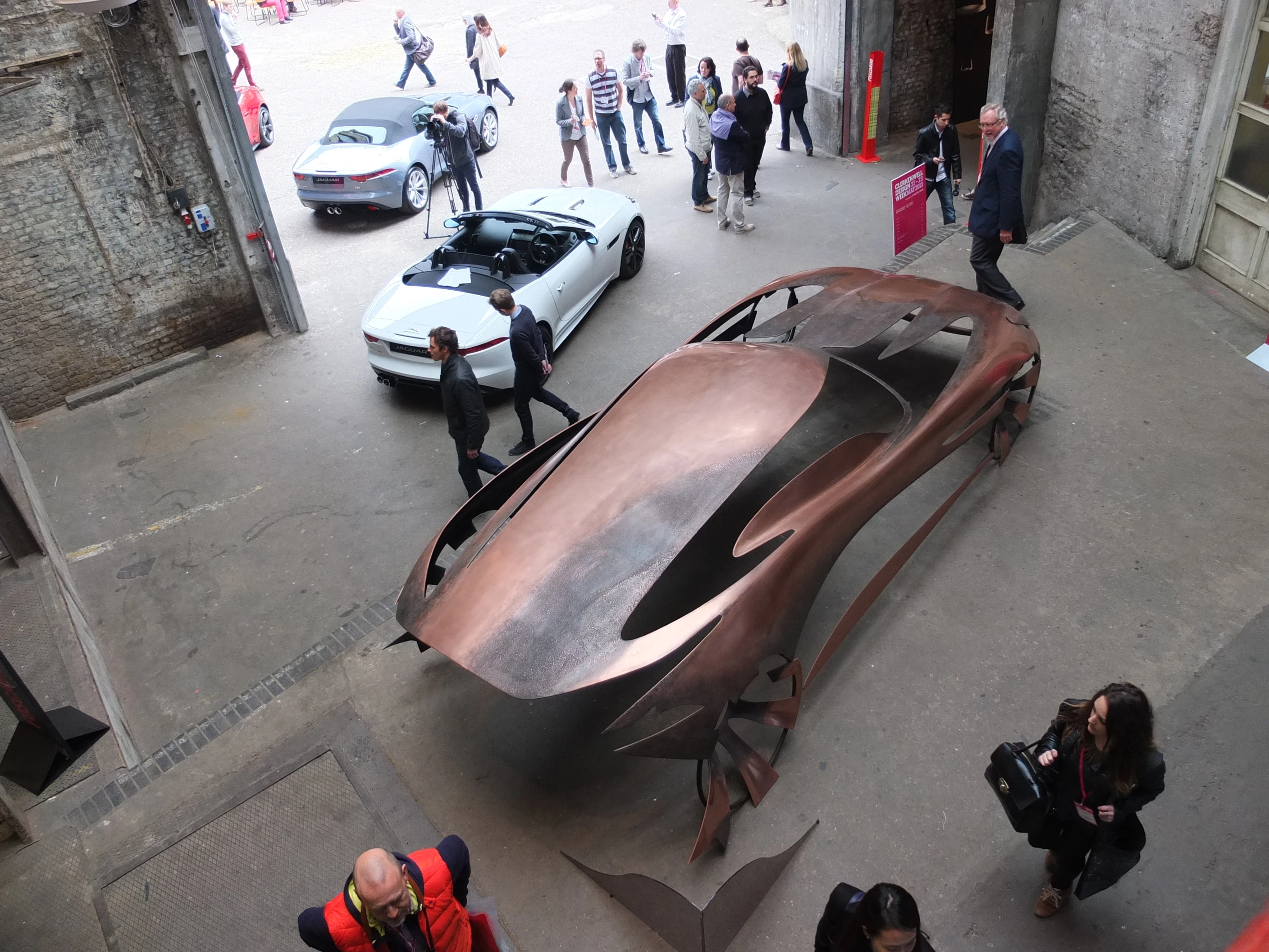 The winning piece on display at Clerkenwell Design Week (Photo: Gizmag)