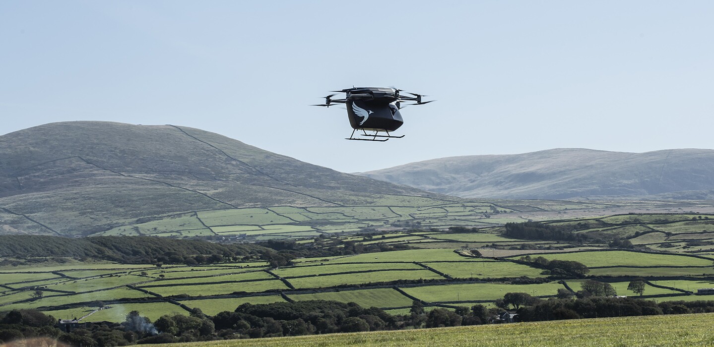 Capable of lifting up to 250 kg, the Seraph is a prototype of a manned eVTOL that's expected to fly next year