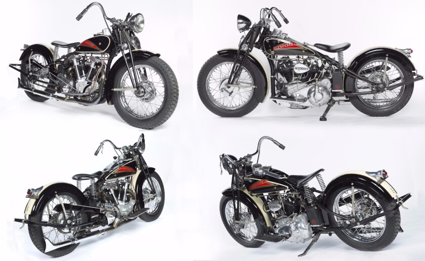 No one is quite sure how many Crocker v-twins were made between 1936 and 1942, with estimates ranging from 70 to 100 units. What is known is that only the first 23 Crocker V-twins had hemispherical heads and the bike being offered at Bonhams Las Vegas Motorcycle Auction on 26 January, 2017 is one of just seven "hemi head" Crockers known to have survived.