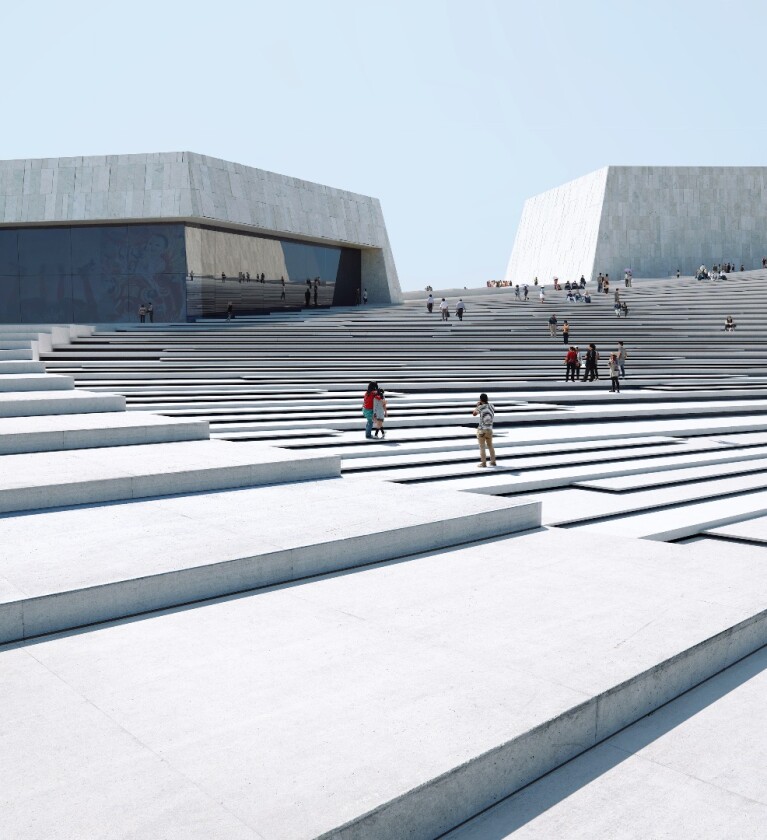 The Shanghai Grand Opera House's rooftop will host events and performances