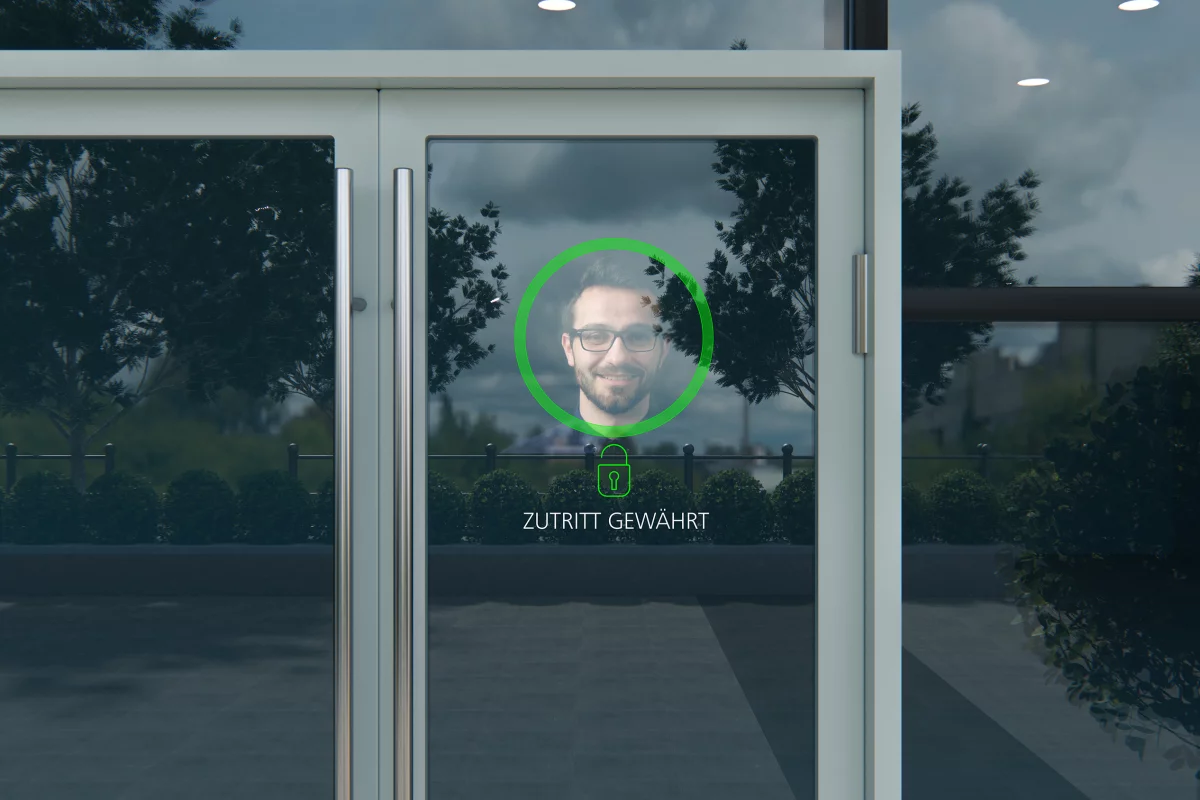Among the suggested applications for the Zeiss Multifunctional Smart Glass technology is a "holocam" that can be positioned in the middle of a glass panel to "allow participants in videoconferences to make eye contact"